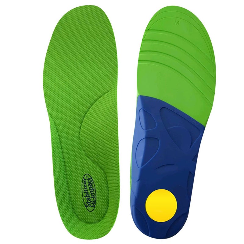 FootMatters Stabilizer Orthotic Insoles Arch Support Metatarsal and Heel Cradle Medium FSAHSA Eligible